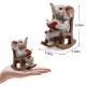 thumbnail image 2 of Figurita solar de elefante FOXMIS 5 cm para decoración de jardín, 2 of 6