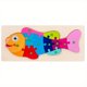 thumbnail image 1 of Infant Jigsaw Puzzle Toy, Wooden Three-dimensional Building Blocks, Digital Assembly Early Education Children Baby 1-3 Boys And Girls, 1 of 5
