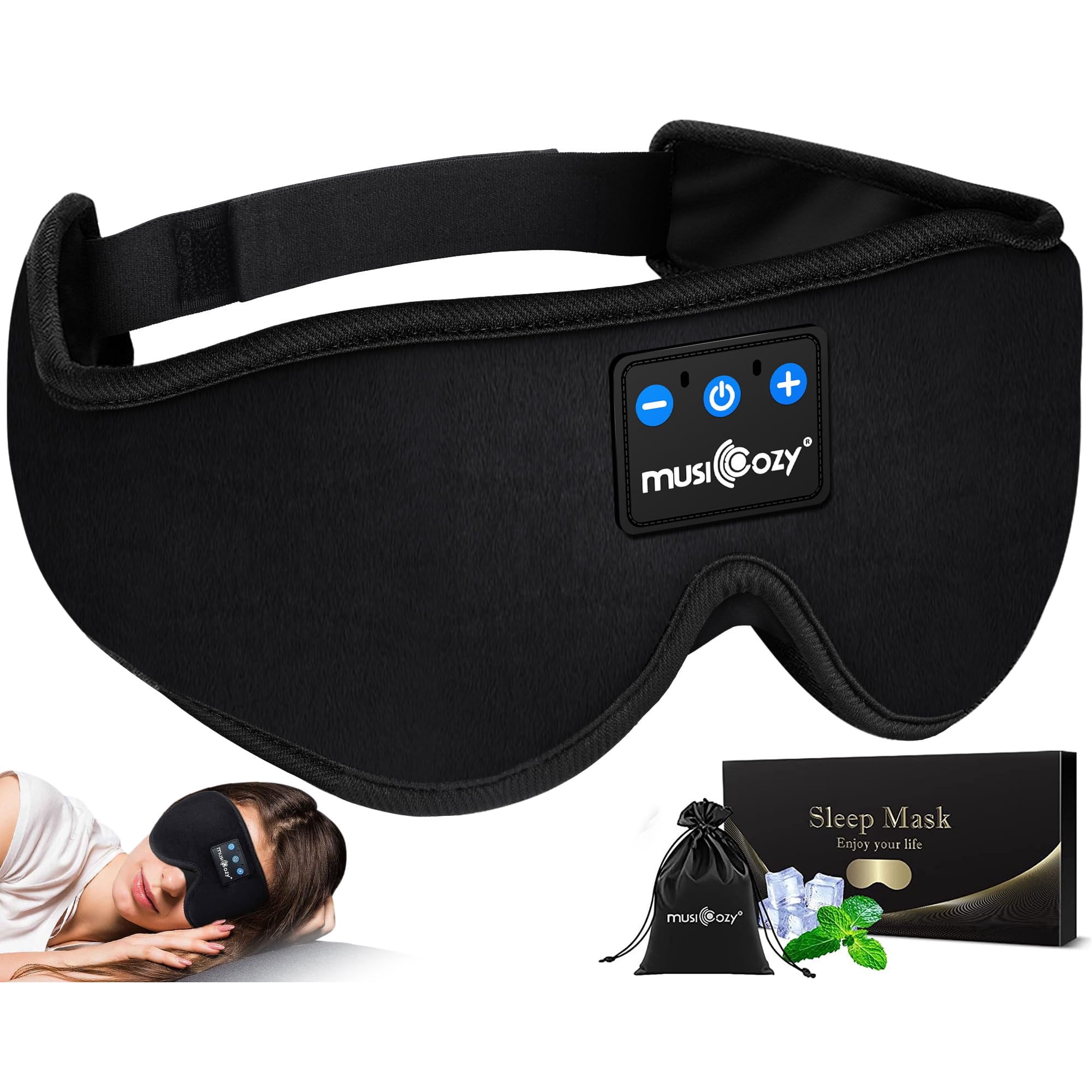 Musicozy - Auriculares Para Dormir Diadema Para Dormir Bluetooth 5 2