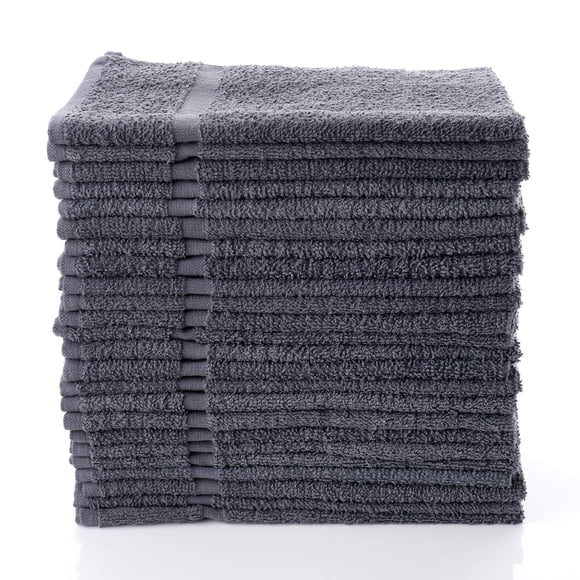 Toallas SIMPLI-MAGIC Paquete de 12 Algodón 41x69 cm Gris