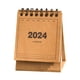 thumbnail image 5 of Calendario 2024, Calendario De Escritorio Pequeño Portátil Independiente Para Oficina, Hogar, Escritorio, Piel De Vaca, 5 of 5