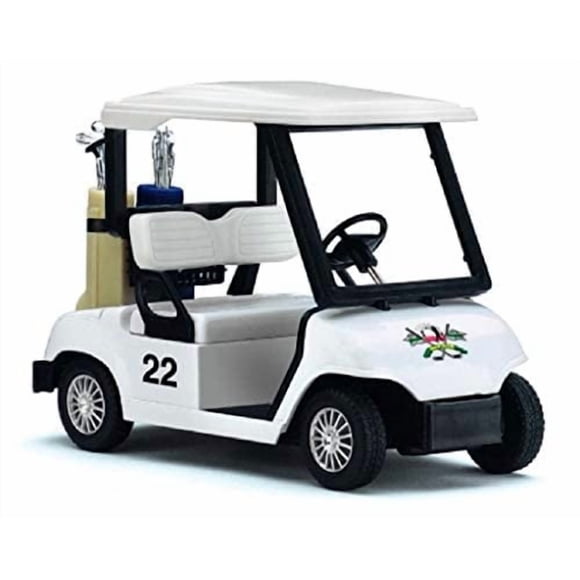 Carrito de golf de juguete KinsFun modelo de metal fundido a presión Pullback Action