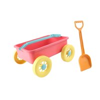 Magideal - Carro De Juego De Simulación, Vehículo De Construcción De Juguete, Juguete Interior Y Exterior, Carrito De Juguete De Arena, Carro De Carro Para Niños Rojo