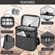 thumbnail image 4 of Bolsa de viaje acolchada con aislamiento para 6 botellas de vino OPUX, 4 of 8