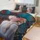 thumbnail image 1 of Cartoon Frozen 3-Piece Bed Set Warm And Comfortable Kawaii Bedding Set Cute Soft Microfiber Bedclothes for Boys Girls Kids Bed Sheets, 1 of 5