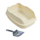 thumbnail image 1 of Caja De Arena Abierta 58x41x20cm Cuchara Grande Bandeja De Arena Para Gatos Duradera A Prueba De Salpicaduras Blanca, 1 of 5