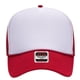 thumbnail image 2 of GORRA Alldayshirts 5 paneles de malla estilo camionero rojo/blanco (talla única), 2 of 3