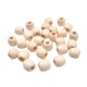 thumbnail image 2 of Cuentas De Madera Con Agujero Grande, Cuentas Sueltas De Madera Para Enhebrar, Color Beige, 2 of 5