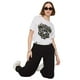 thumbnail image 1 of Polera Mujer Fun Manga Corta Crop Blanco Animal Corona, 1 of 5