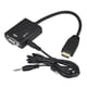 thumbnail image 1 of Adaptador Hdmi A Vga Audio 1080p Full Hd Con Cable Auxiliar, 1 of 3