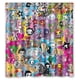 thumbnail image 1 of Cortina de ducha Tokidoki, juego de cortinas de baño con ganchos, tamaño 66 x 72 pulgadas, 1 of 3