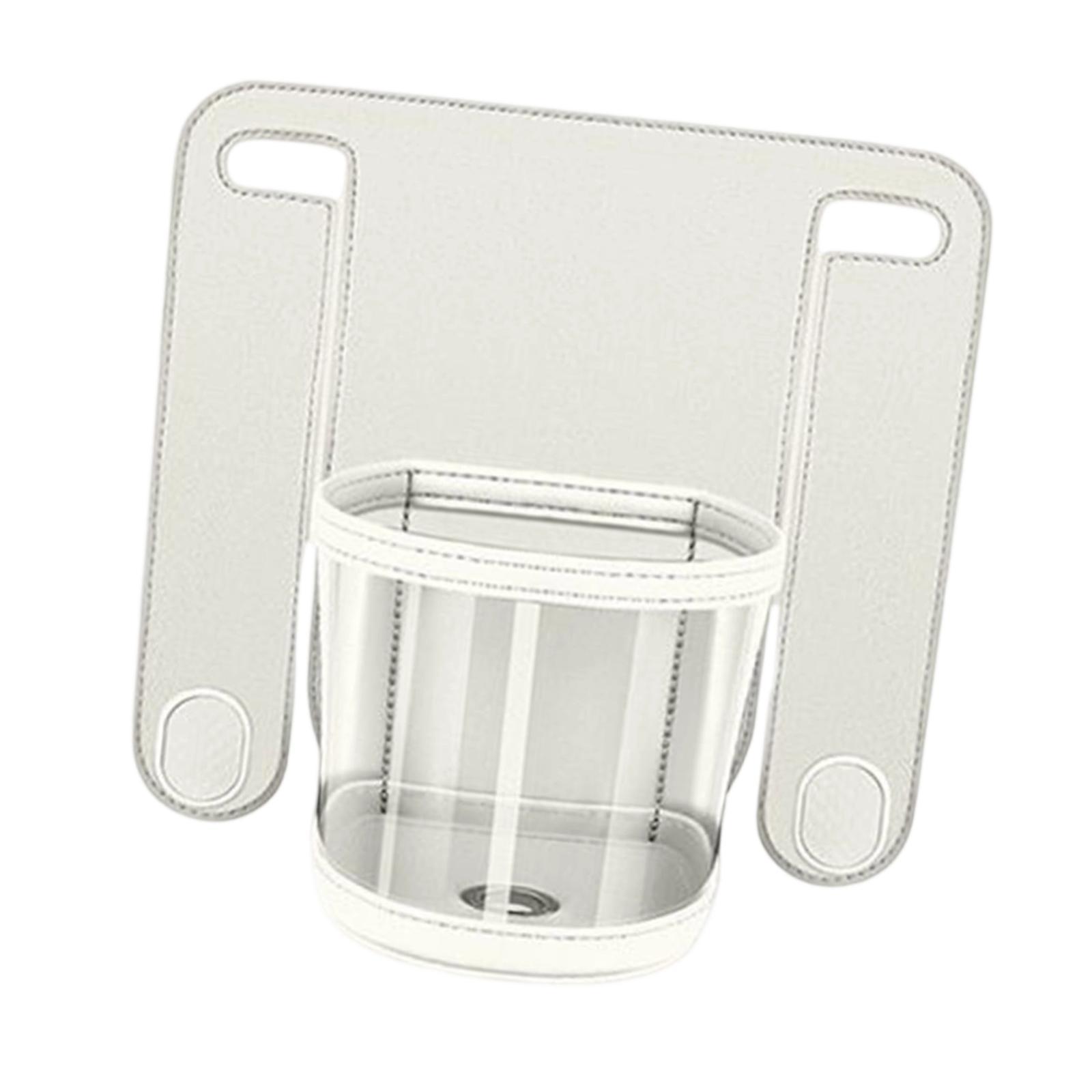 Ioensy - Portavasos Para Reposacabezas Organizador Universal Para Respaldo De Asiento Loves Gancho Multifuncional Blanco