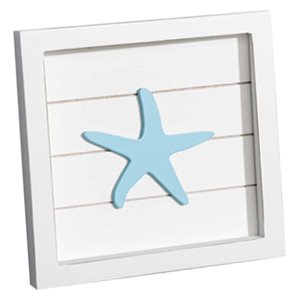 Magideal - Letreros De Placa De Madera Rústica, Colgante De Playa Temático, Esculturas De Pared Talladas En Madera Para Bar, Hogar, Dormitorio, Habitación De Niñ Estrella De Mar