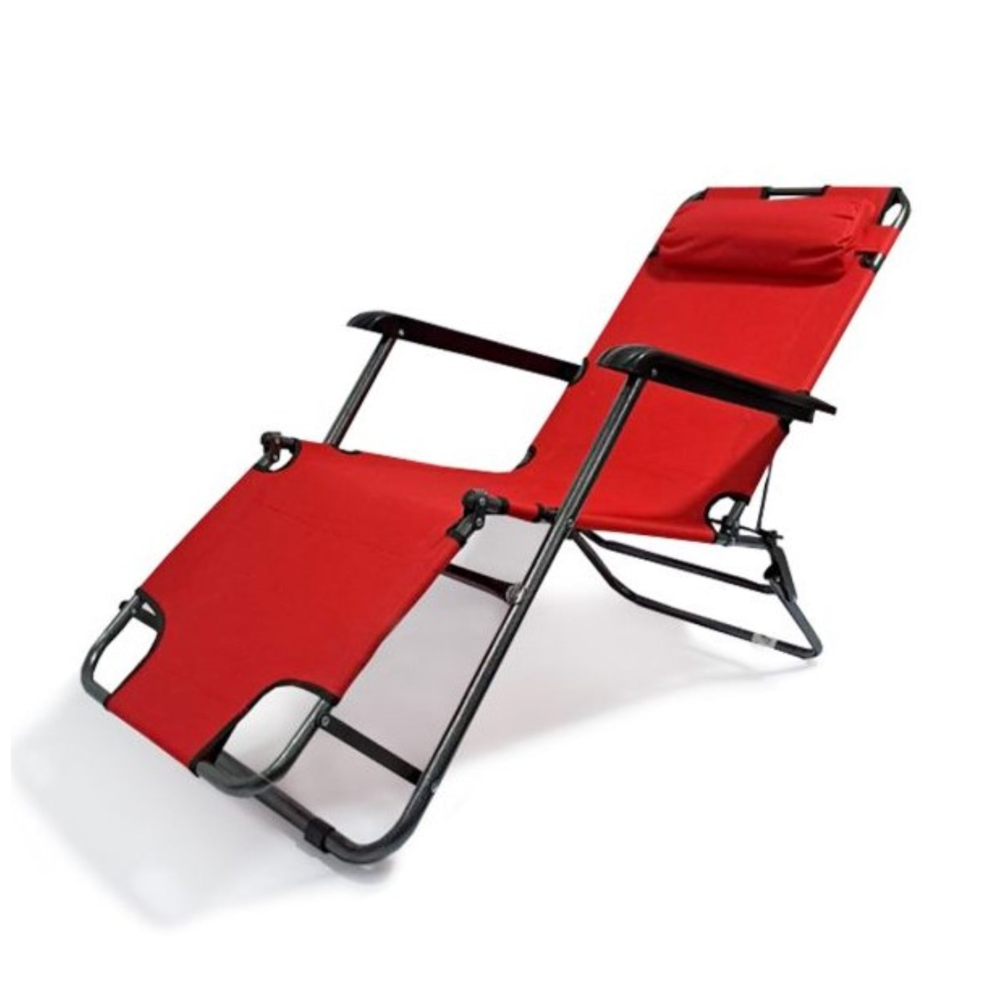 Citohome - Silla De Camping Plegable En Color Rojo ,cama Plegable Para Camping Y Playa Ideal Para Pesca Y Actividades Al Aire Libre