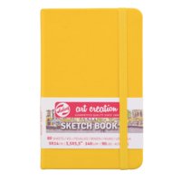 Libreta Art Creation Amarillo Dorado 9X14Cm 140Gr 80Hjas.