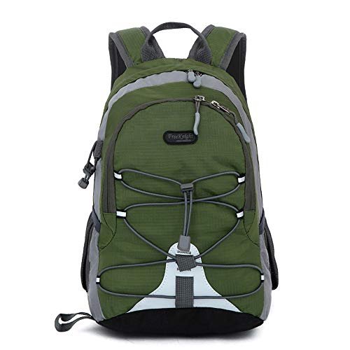 Mochila Bseash de 10 L impermeable para niños, verde militar