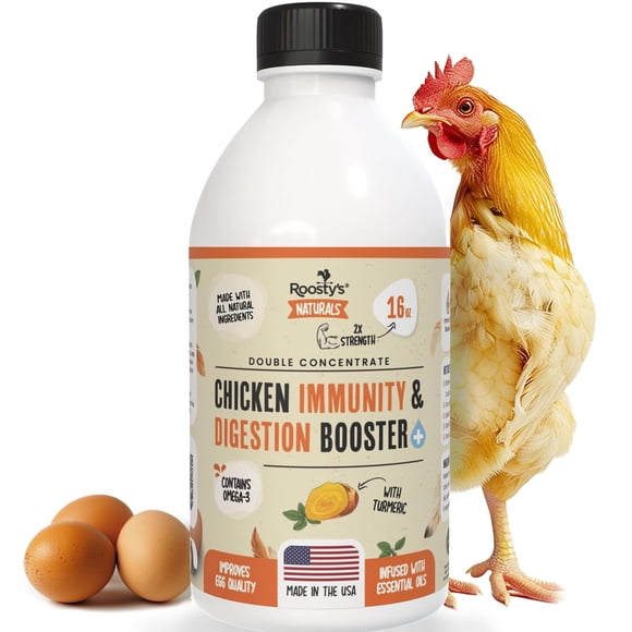 Potenciador de inmunidad y digestión para pollos Roosty's Omega-3