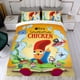 thumbnail image 4 of Pollo Interrumpido Conjunto de sábanas temático, trío de piezas, cómodo y amigable con la piel, diseño único, regalo de decoración para el hogar para familiares, amigos y fans,173cm *218cm, 4 of 6