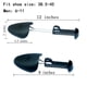 thumbnail image 2 of Shoe Tree Stretcher Shaper ZJHSXDR para hombre, color negro (2 pares), 2 of 6