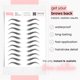 thumbnail image 2 of Tatuajes temporales para cejas Brows by Bossy impermeables - Pack de 5 (marrón), 2 of 8
