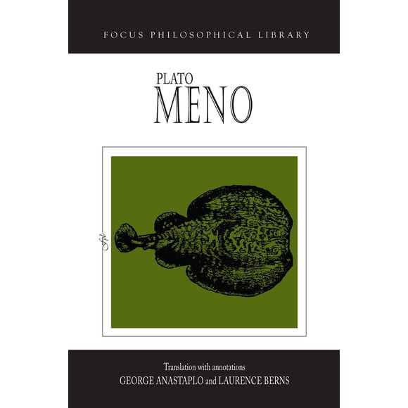 Libro Meno de Platón - Biblioteca Filosófica Focus