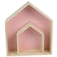 thumbnail image 5 of 2 Estantes De Almacenamiento De Pared Con Forma De Casa, Decoración Del Hogar Para Sala De Juegos, Color Rosa, 5 of 5
