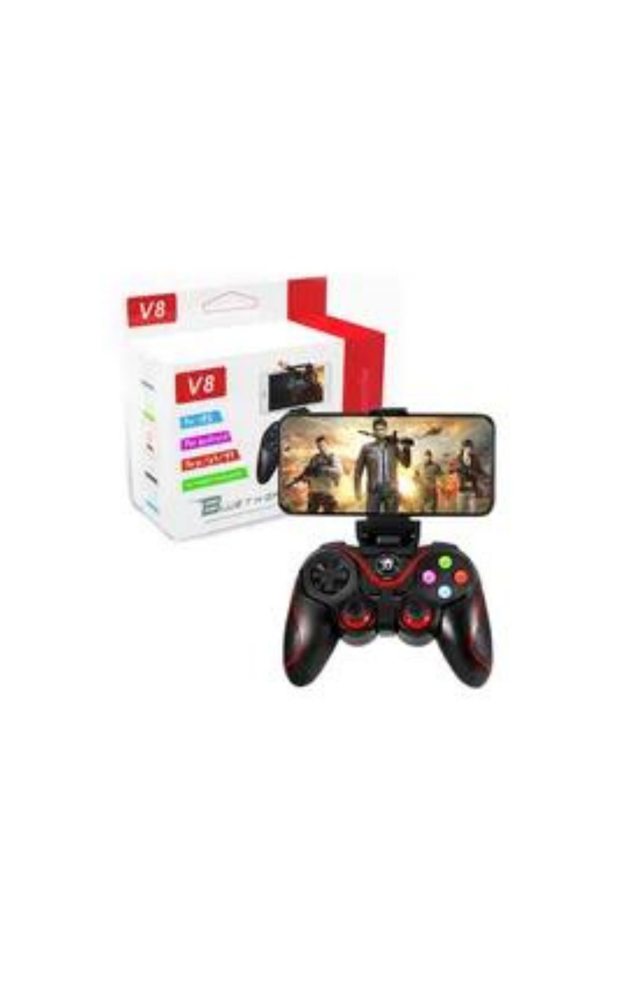 Shopiverso - Controlador Inalámbrico V8 Para Pc, Ios, Mfi, Android, Ps3, Steam, Dual Shock, Usb, Joystick Para Teléfono Móvil