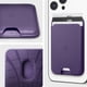 thumbnail image 3 of Wallet Spigen MagSafe con 3 tarjetas de poliuretano, color morado, compatible con iPhone Pixel, 3 of 8