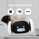 thumbnail image 2 of Reloj despertador con ruedas para personas que duermen mucho (negro), 2 of 9