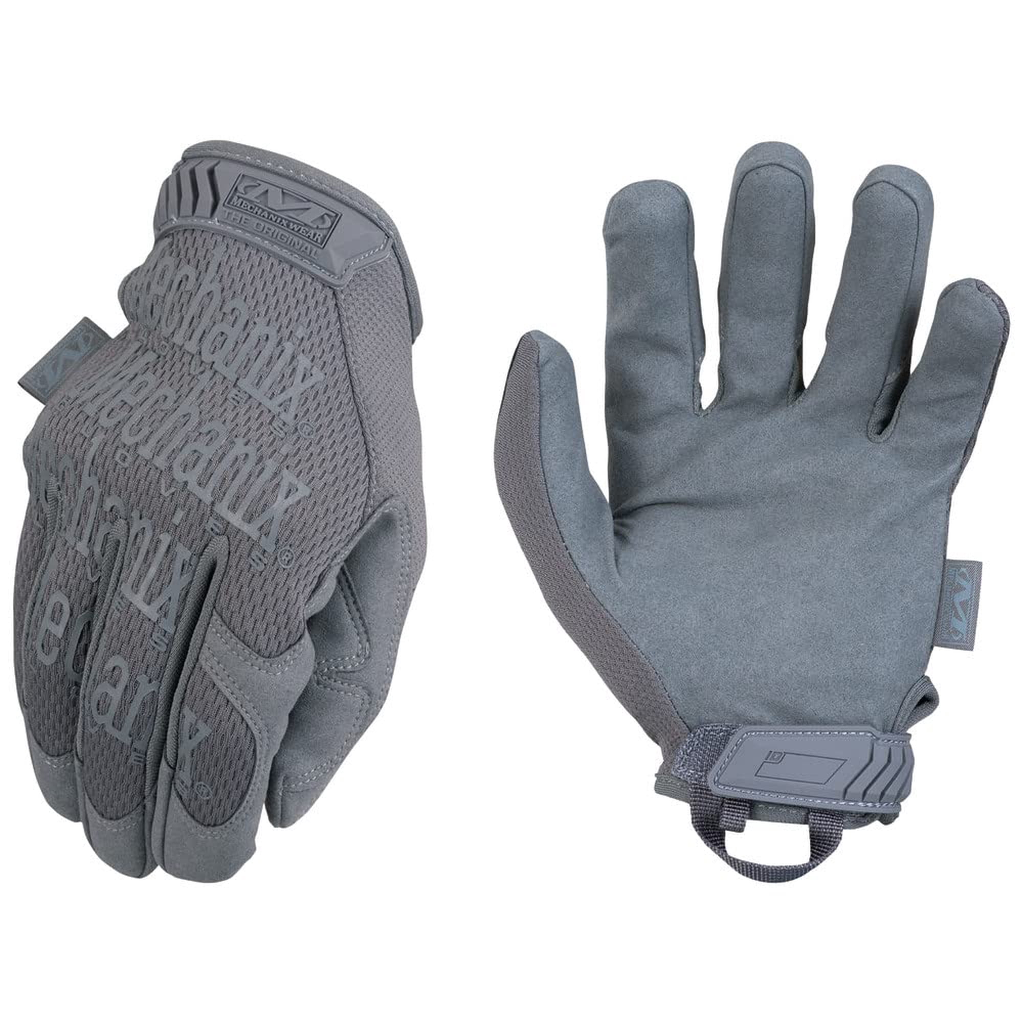 Guantes Tácticos Mechanix Wear, Tamaño Grande, Color Gris Lobo, Pantalla Táctil