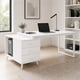 thumbnail image 4 of Escritorio Atlas Blanco 140 Cm Con Cajones Para Home Office, 4 of 8