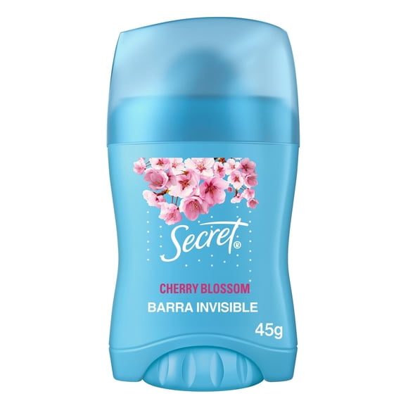 Desodorante Barra Antitranspirante Secret Invisible Cherry Blossom Mujer, 45 g
