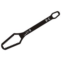 Magideal - Llave De Doble Cabeza, Llave Ajustable Universal, Herramientas Portátiles De Reparación De Automóviles, Llave Multifuncional Versátil De Acero De Alta Negro