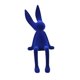 thumbnail image 4 of Figura De Conejo Sentado, Centro De Mesa, Adorno De Animal Para El Hogar, Escritorio, Hotel, L, Azul, 4 of 5