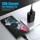 thumbnail image 3 of Charging Block TT&C Cargador superrápido USB C de 25 W, color negro, 3 of 7