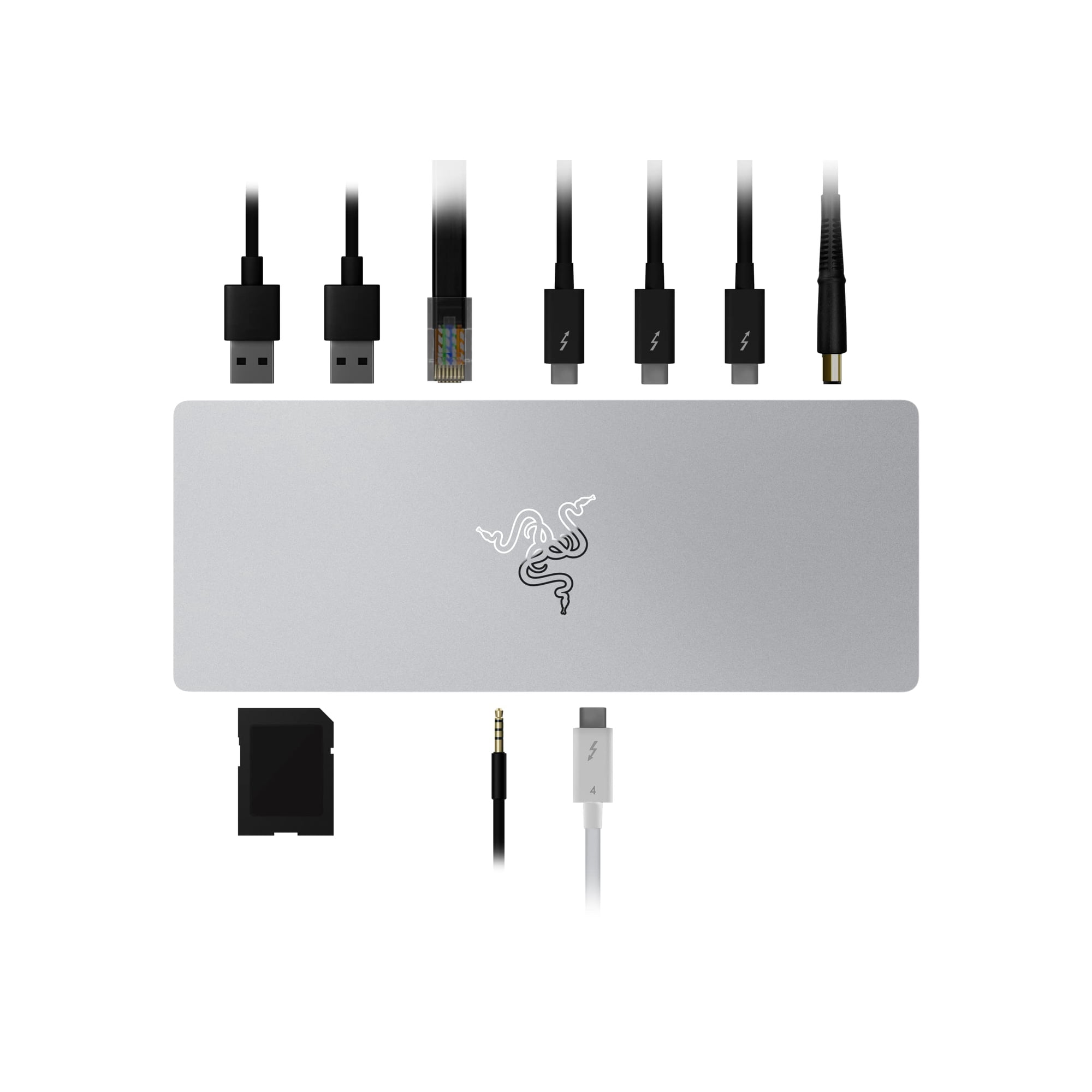 Base Razer Thunderbolt 4, 10 Puertos, Usb A C, Salida 8k