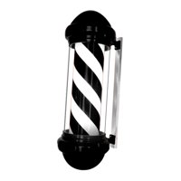 Ioensy - Barber Pole Light Lighting Stripes Impermeable Al Aire Libre Giratorio Rayas Luz