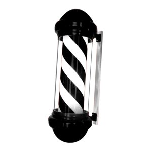 Ioensy - Barber Pole Light Lighting Stripes Impermeable Al Aire Libre Giratorio Rayas Luz