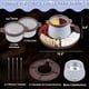 thumbnail image 2 of Juego de ollas de fondue eléctricas Party Desserts con 2 ollas, calentador de chocolate derretido para sumergir, olla de fusión de caramelo y chocolate, juego de ollas de fondue eléctricas, tenedores, 2 of 3