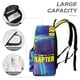 thumbnail image 4 of Watchman-theme Backpack, Campus style schoolbag Bookbag with Adjustable Shoulder Straps And Large Zip Compartment, Unisex Travel Bags.42x30x15cm, 4 of 6
