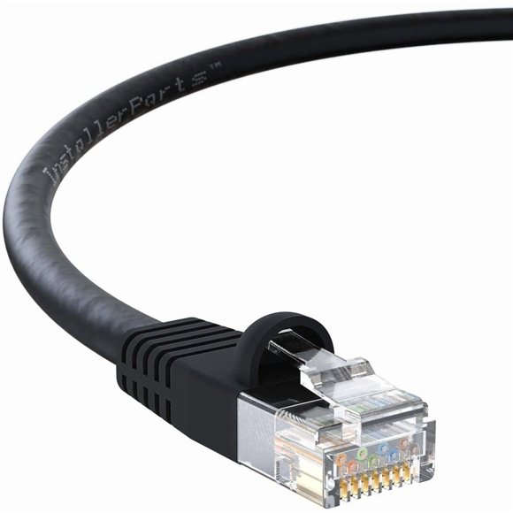 Cable CAT6 UTP negro 38 m 10 Gbps – InstallerParts