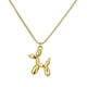 thumbnail image 1 of Collar Perrito De Globo - Acero Inoxidable Bañado En Oro 18k, 1 of 3