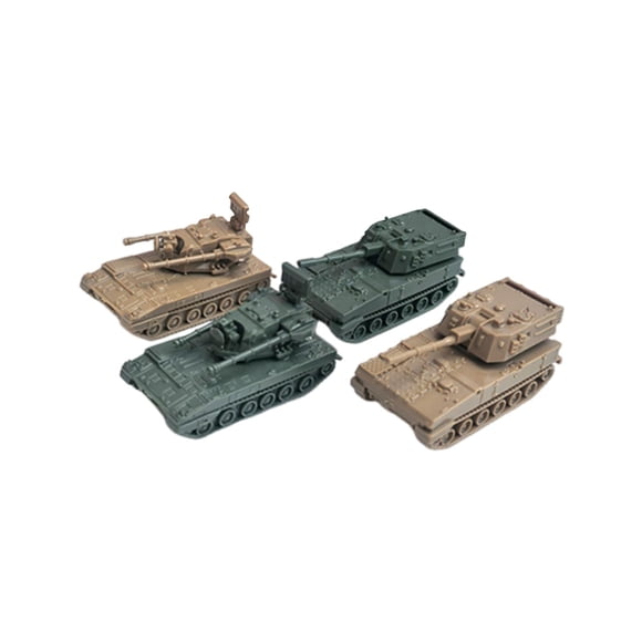 4 Piezas De Carros De Orugas Con Orugas A Escala 1/144 Para Regalo De Recuerdo De Adultos