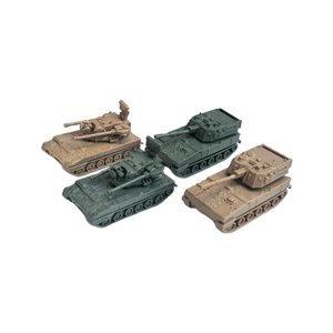 Bothyi - 4 Piezas De Carros De Orugas Con Orugas A Escala 1/144 Para Regalo De Recuerdo De Adultos