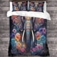 thumbnail image 3 of Funda nórdica de elefante para niños, ropa de cama 3D, funda de edredón con estampado creativo para niñas, niños y adolescentes con almohada, 3 piezas, microfibra suave., 3 of 3