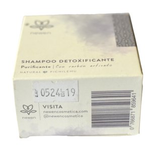 Newen - Shampoo Solido Detoxificante Con Carbon Activado