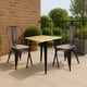 thumbnail image 2 of Mesa Metal Tolix cubierta Madera 70x70 cm, 2 of 7