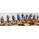 thumbnail image 5 of Juego de ajedrez US American Civil War Generals con tablero de almacenamiento, 5 of 7