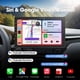 thumbnail image 4 of Audio estéreo para coche de 10.1 pulgadas Single Din con CarPlay y Android, 4 of 7