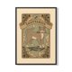 thumbnail image 1 of Cuadro Poster Enmarcado Zodiaco Felino Sagitario Decorativo, 1 of 1